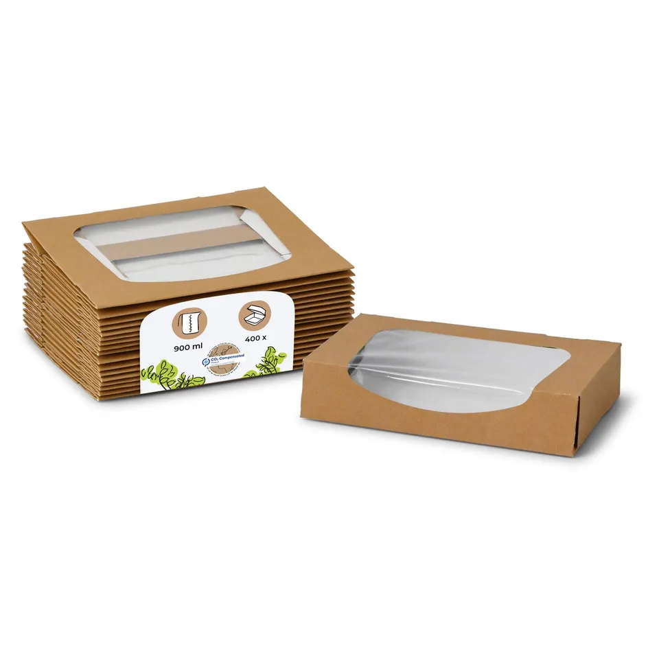 biozoyg-bio-karton-schachteln-mit-sichtfenster-900-ml-take-away-box-400-st-ck image 1