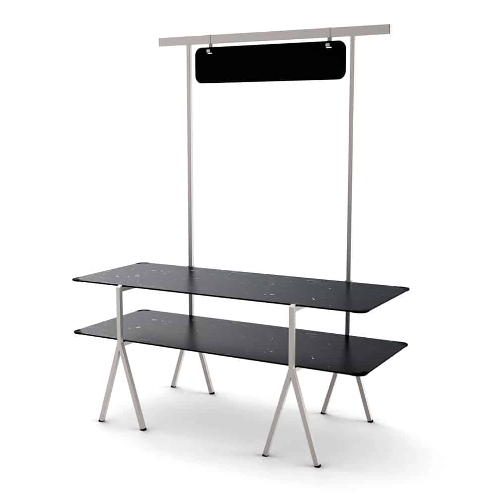 rosseto-modulite-mt-2004bms-2-level-kit-black-marble-buffet-tischsystem image 1