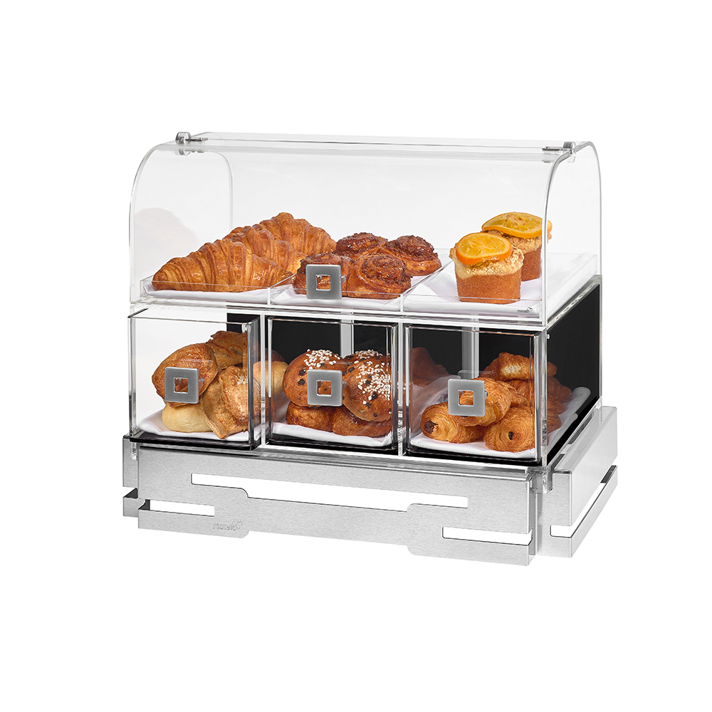 rosseto-dome-bd128-bakery-3-schubladen-mit-3-reihen-trenner-tablett image 2