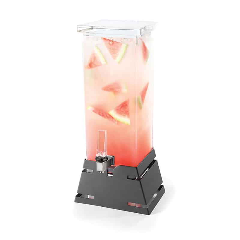 rosseto-ld144-getr-nkespender-pyramidenfu-schwarz-matt-7-6-liter image 2