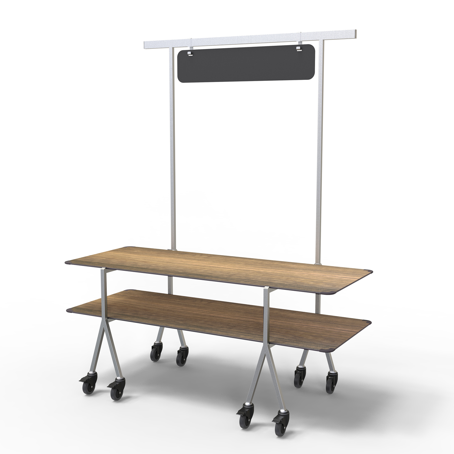 rosseto-modulite-mt-2001wsw-2-stufiges-buffet-system-walnuss-mit-kreidetafel image 1