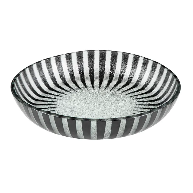 rosseto-kalderon-stelo-black-glasschale-flach-rund-28-cm-2er-set-gls043b image 1