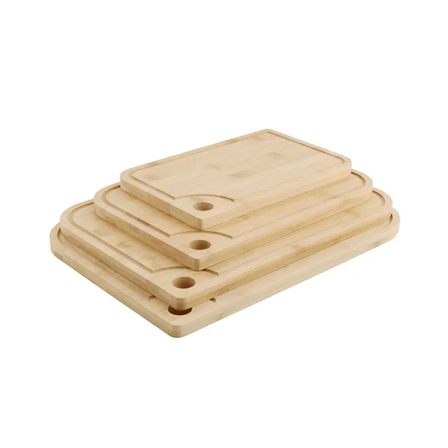 biozoyg-bambus-schneidebretter-set-4teilig-mit-saftrille-servierbretter image 1