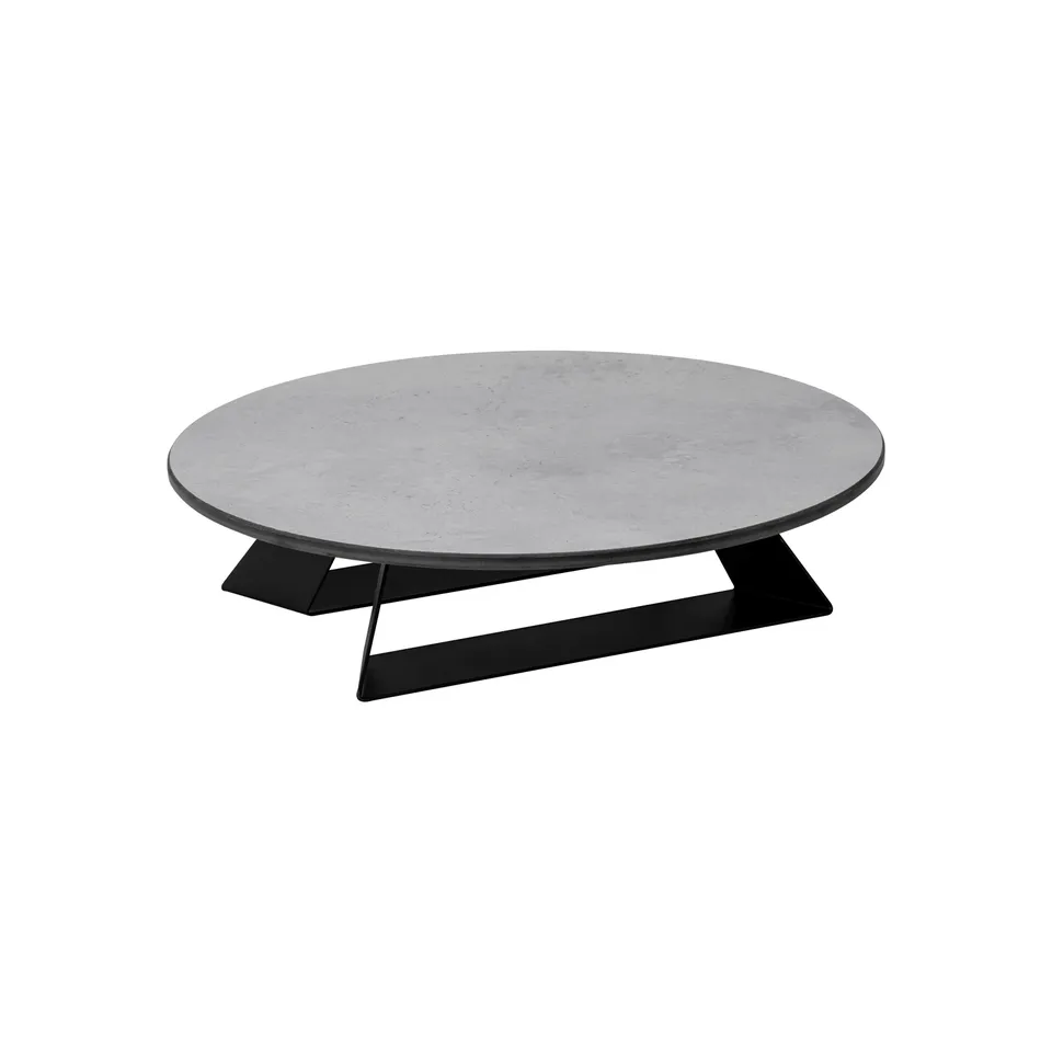 rosseto-alto-hpl-riser-rund-14-zoll-betongrau-hplrs14 image 1