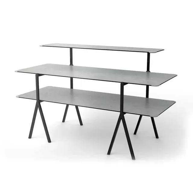 rosseto-modulite-3-level-kit-betongrau-mit-schwarzen-beinen-mt-3003cgb image 1
