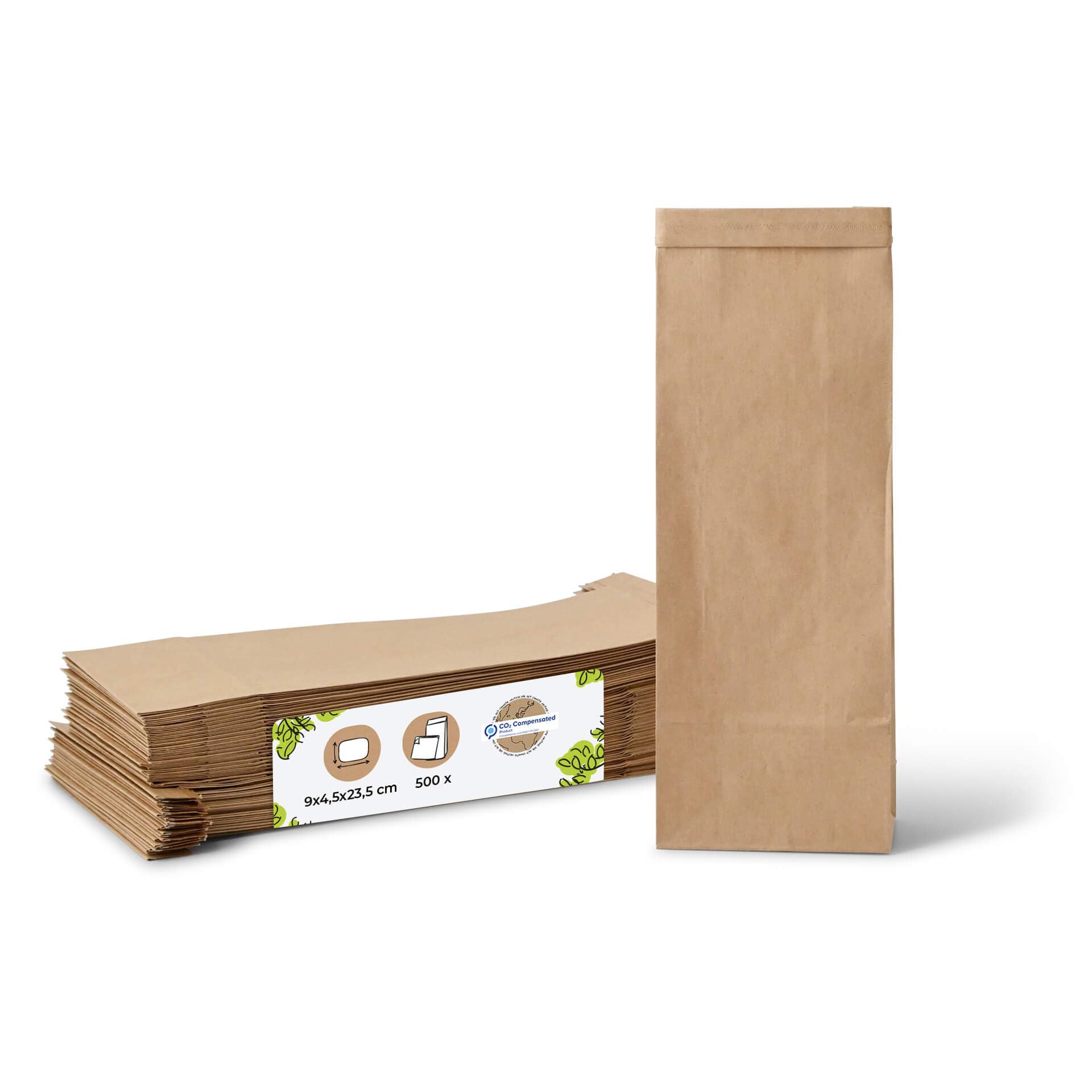 biozoyg-blockbodenbeutel-gr-e-s-mit-clipband-500-stk-kraftpapier image 1