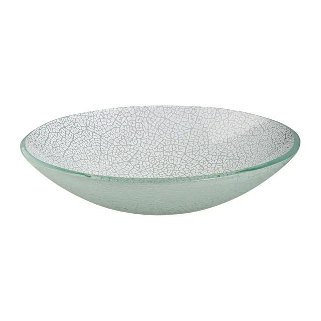 rosseto-kalderon-foglia-gls046w-glasschale-rund-35-cm-wei-handgemacht image 1