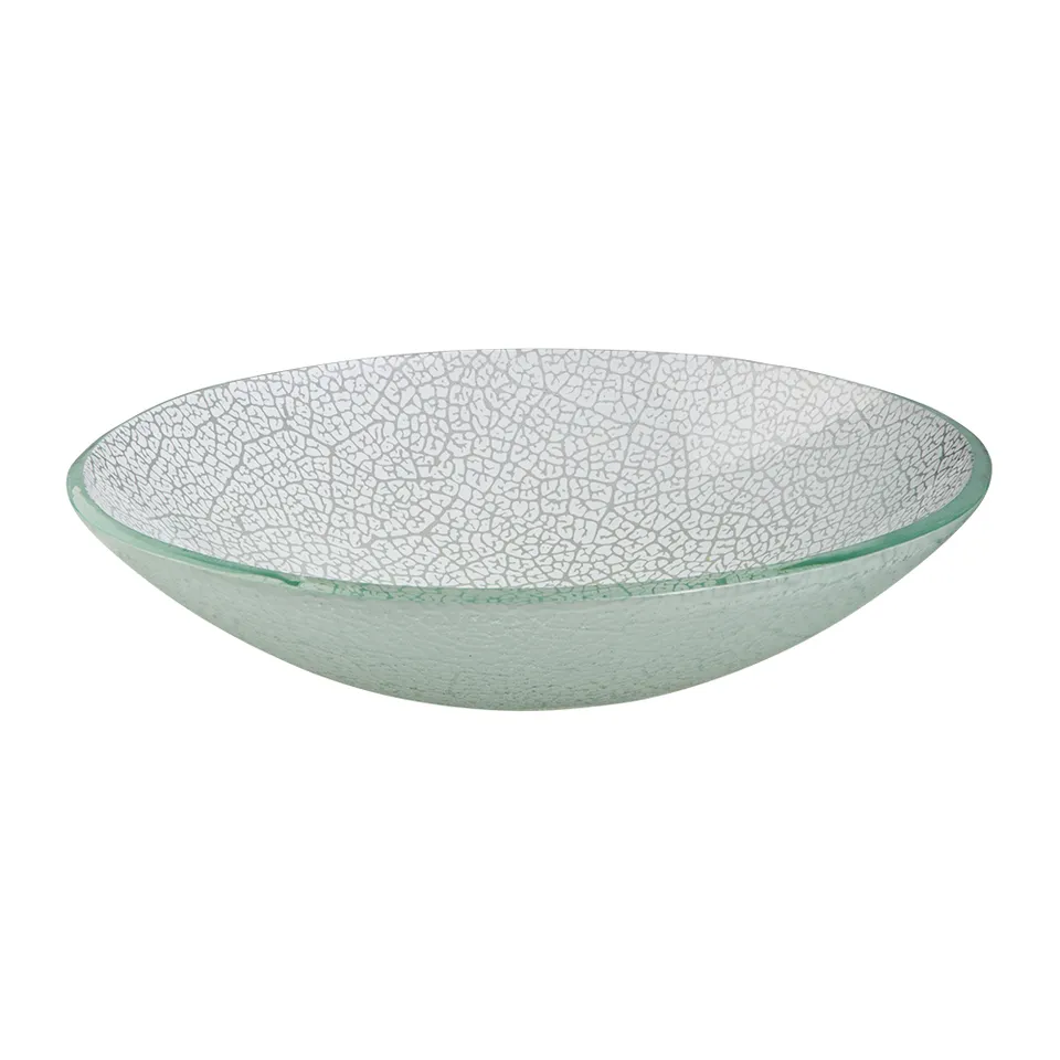 rosseto-kalderon-foglia-gls046w-glasschale-rund-35-cm-wei-handgemacht image 1