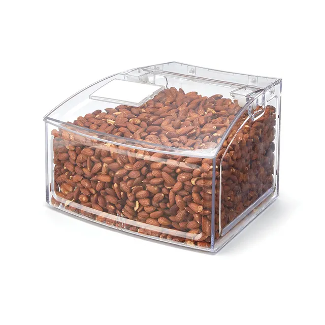 rosseto-sa130-scoop-bin-5-5-l-transparent-mit-schaufel image 1