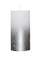 villaverde-rustik-kerze-68-x-120-mm-metallic-silber image 3