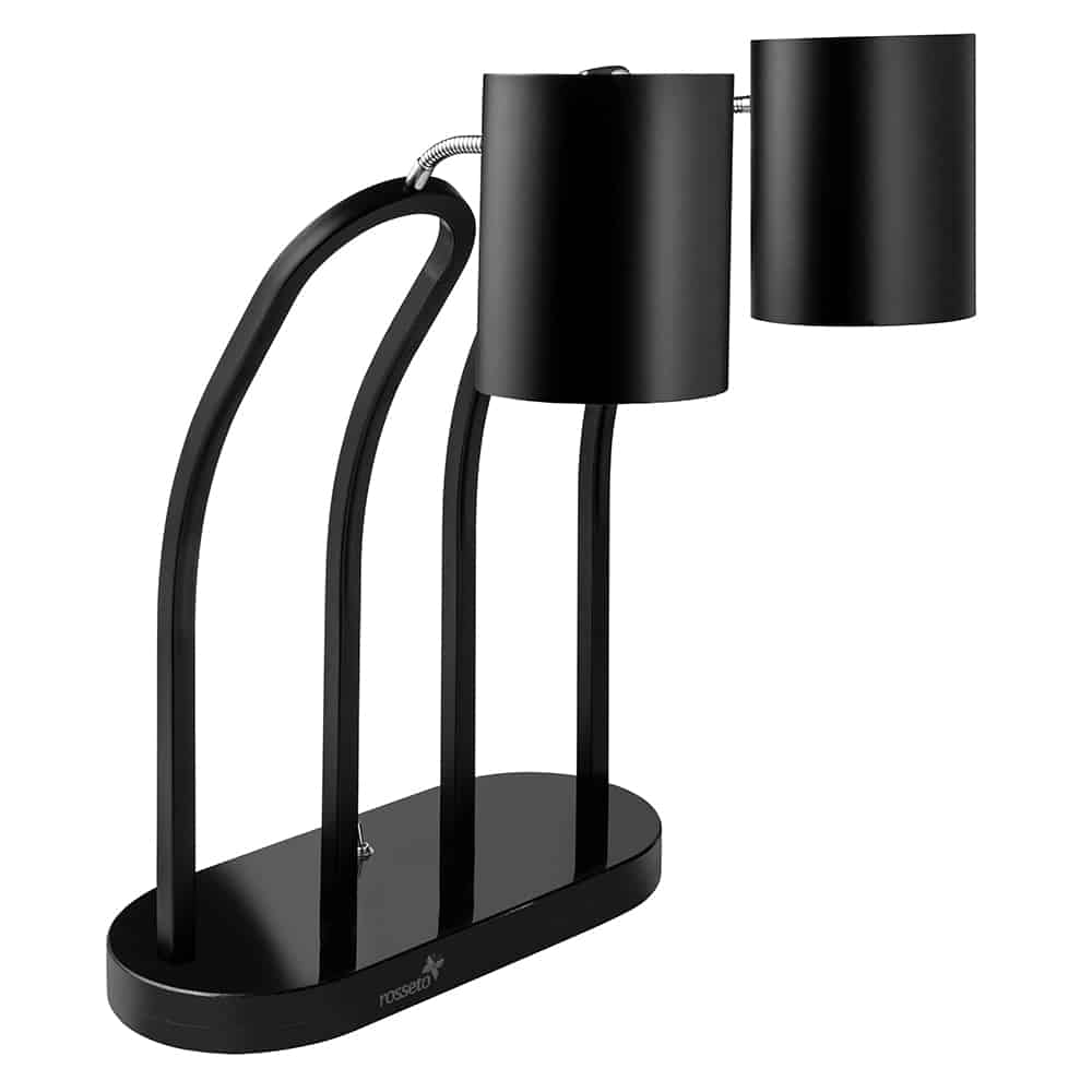 rosseto-w-rmelampe-doppelt-black-matte-metallsockel-hl023 image 1