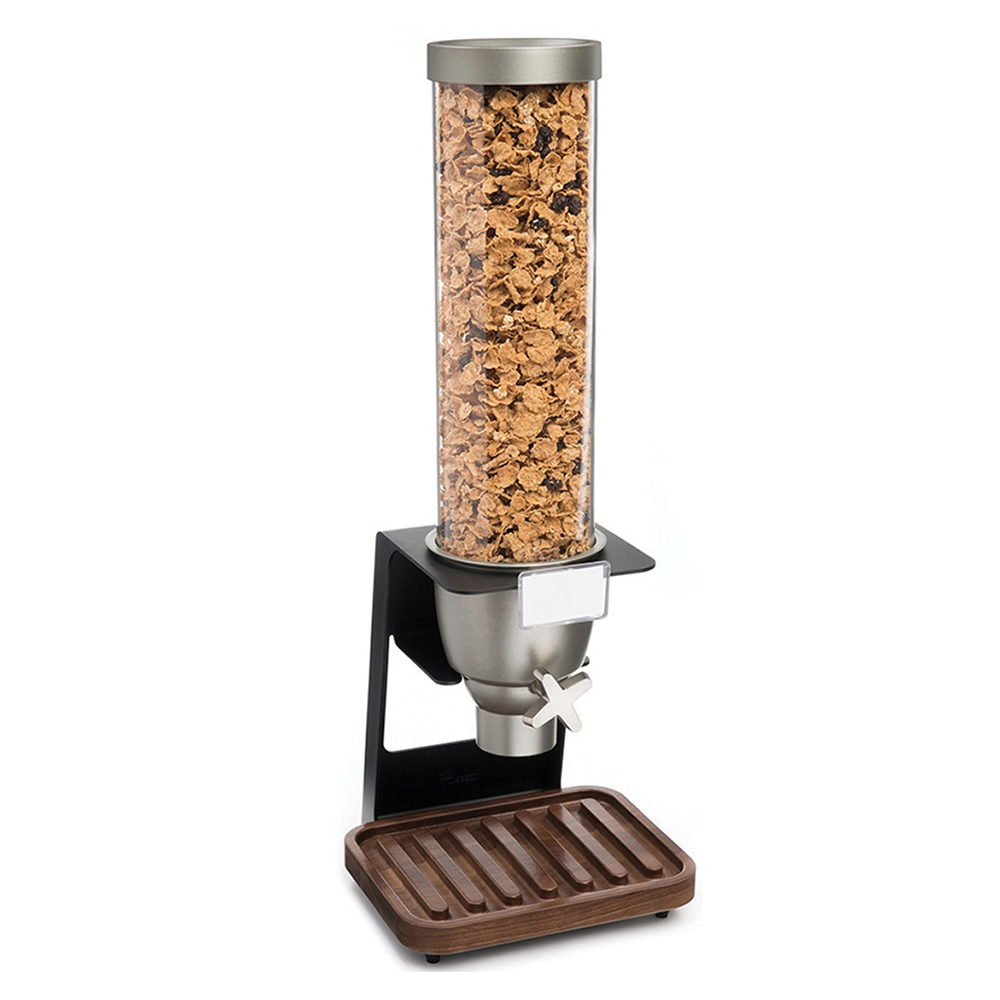 rosseto-ez-serv-ez518-table-top-dispenser-1-3-gallonen-mit-walnuss-tablett image 1