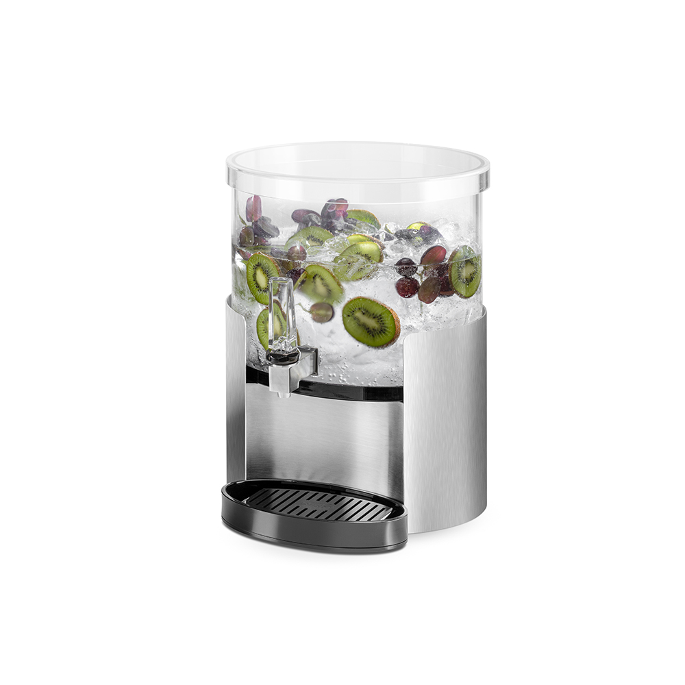 rosseto-ld177-elliptic-getr-nkespender-2-gal-7-6-l-mit-tropfschale-und-edelstahl image 1