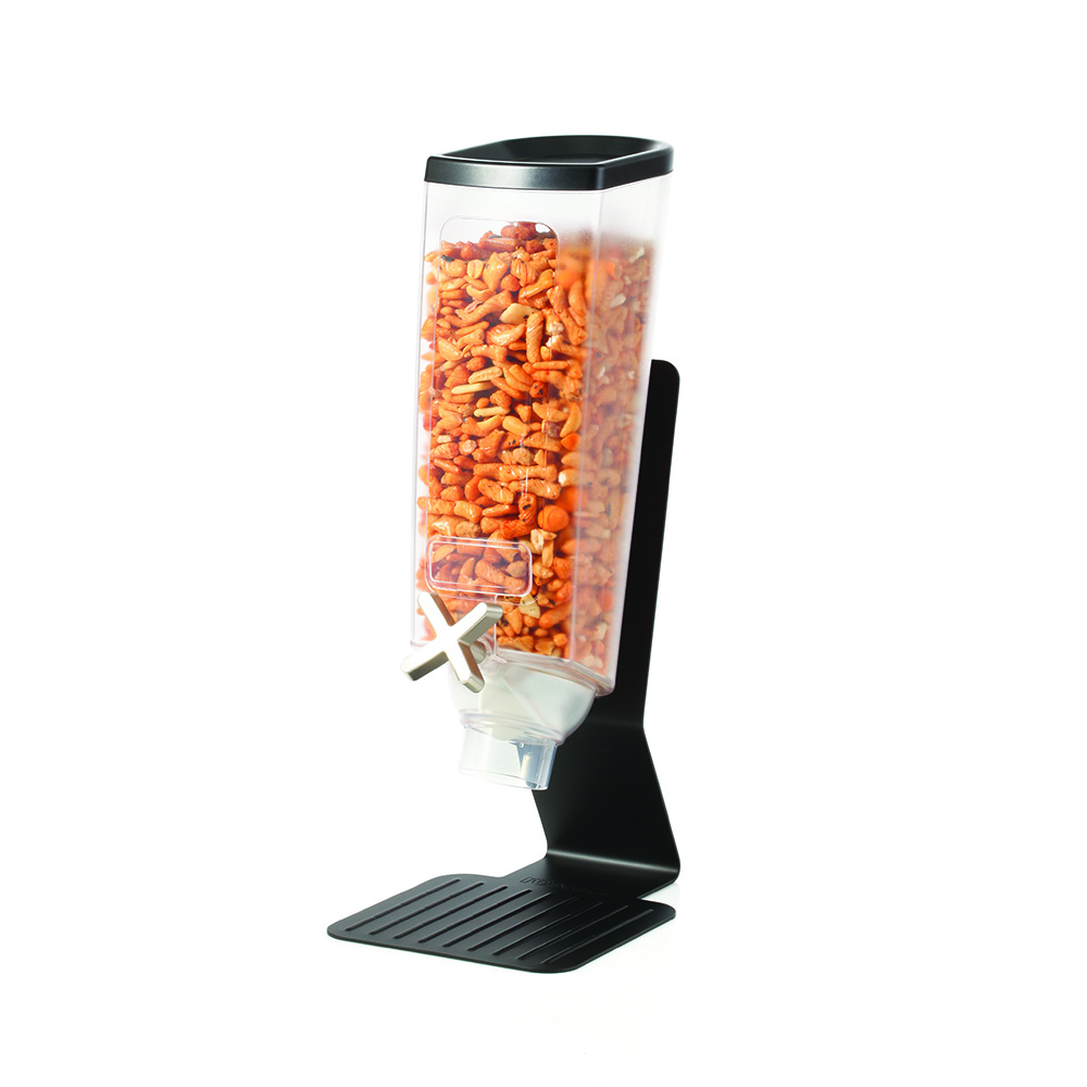 rosseto-ez-pro-ez50199-tisch-cerealien-spender-1-gallone-schwarzer-stahlst-nder image 2