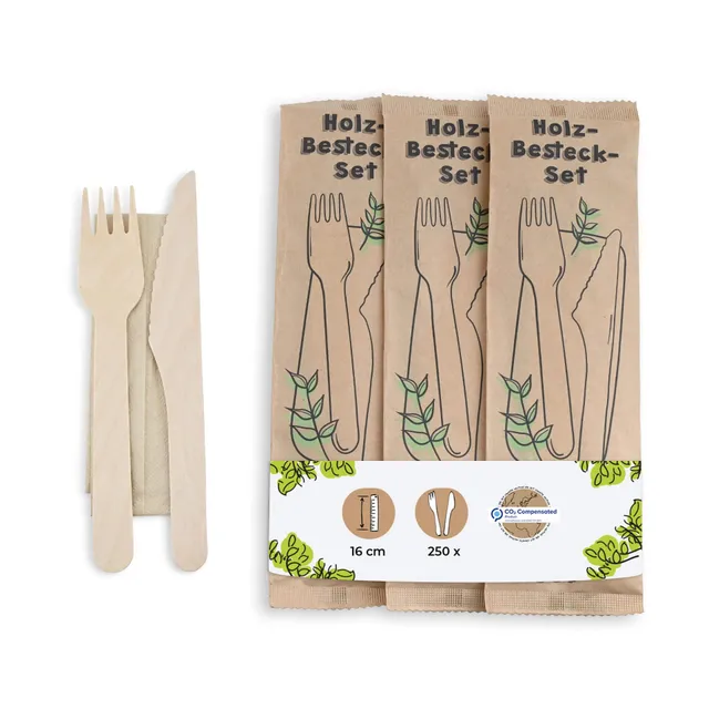 biozoyg-holz-besteck-set-messer-gabel-mit-serviette-16-cm-250-st-ck image 1