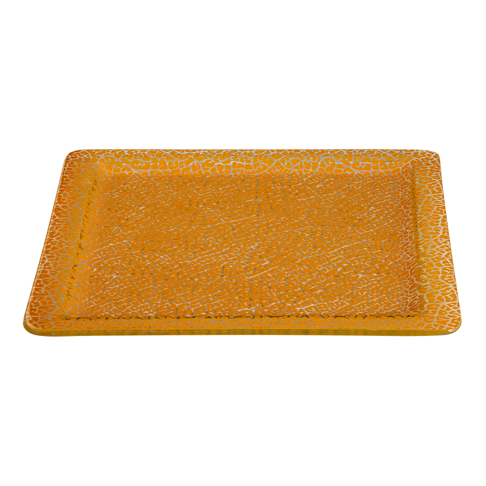 rosseto-gls044m-kalderon-foglia-platter-senf-30cm-eckig-2er-set image 1