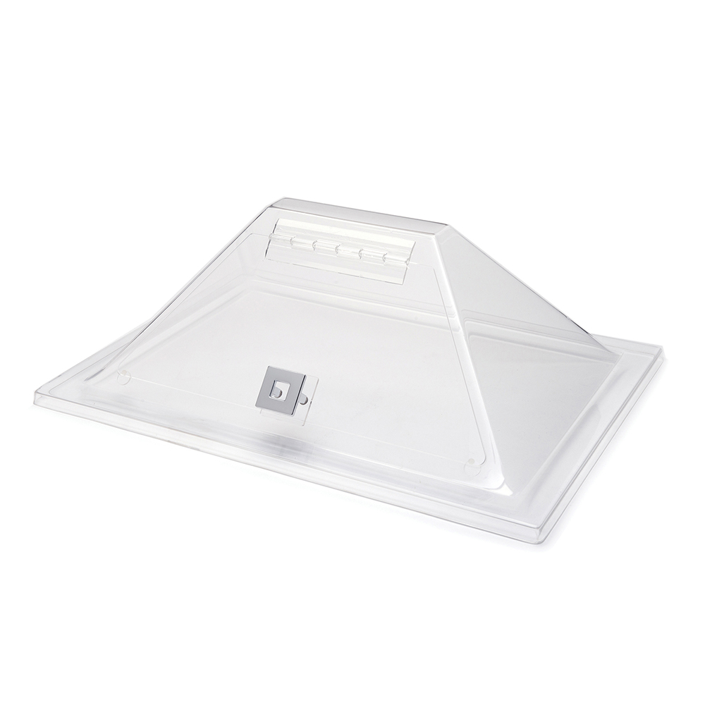 rosseto-sa124-pyramid-abdeckung-xl-klar-mit-klappt-r-f-r-ice-housing image 1
