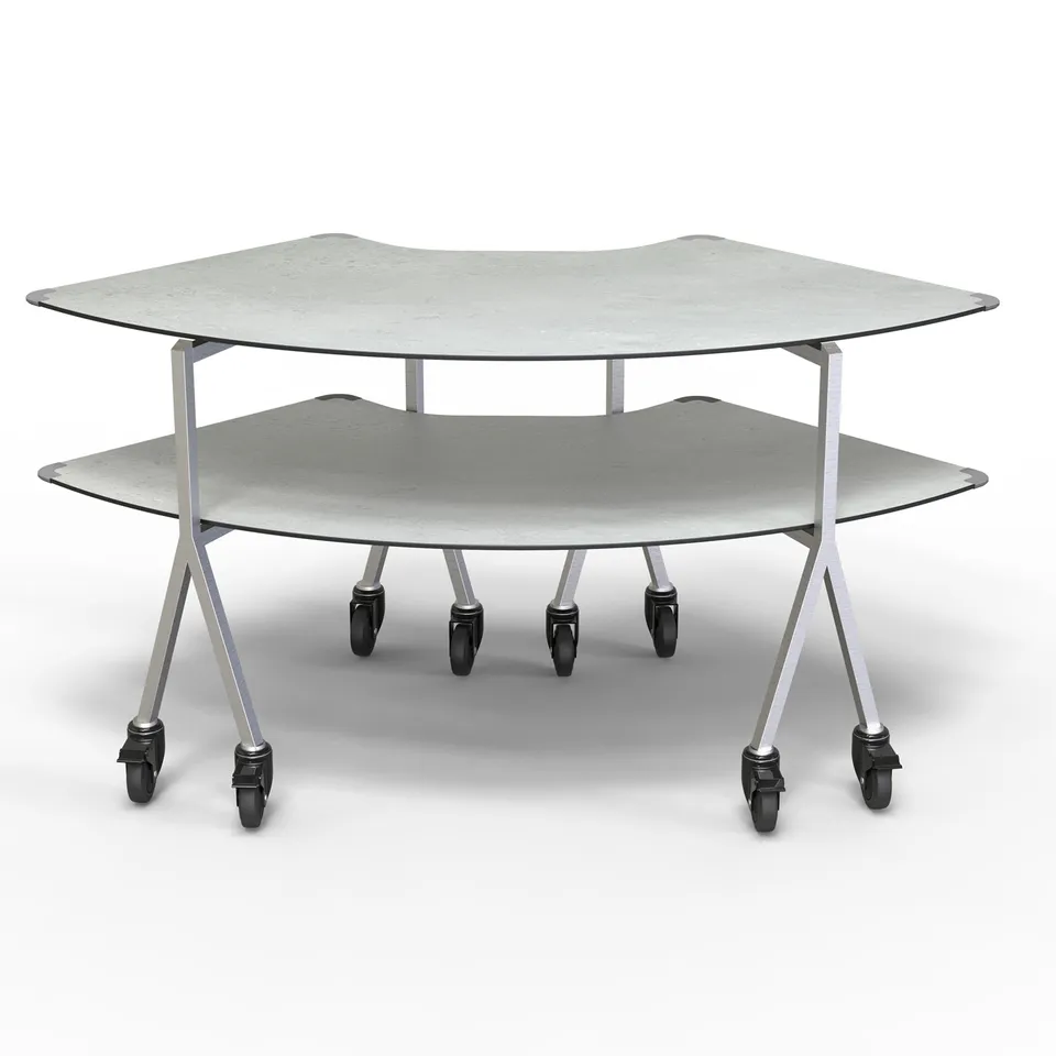 rosseto-mt-2007cgsw-modulite-2-level-kit-concrete-gray-mit-rollen image 1
