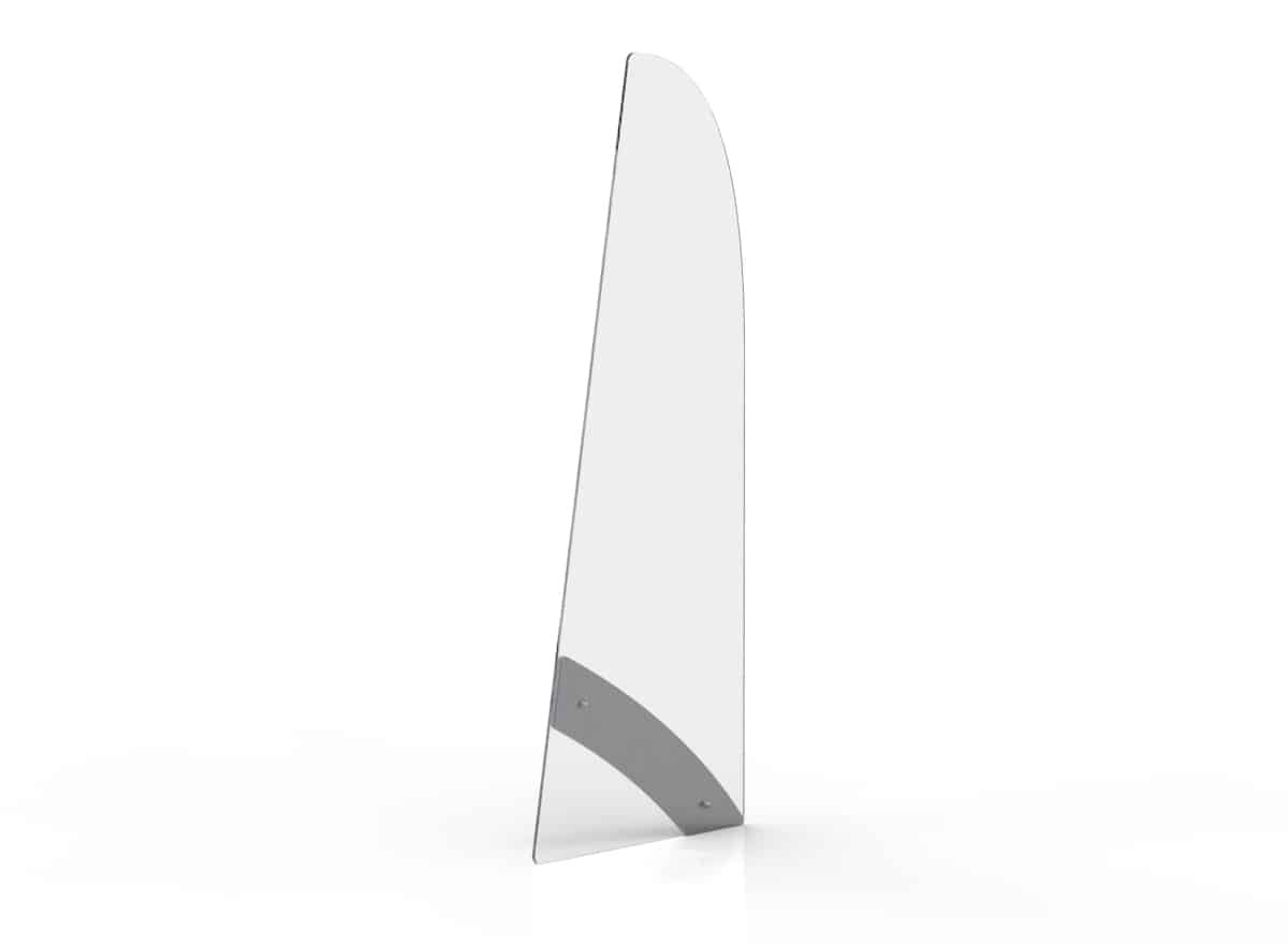 rosseto-avant-guarde-ag205-shield-serve-spuckschutz-seitenwand-klar image 1