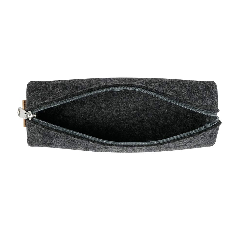 biozoyg-filz-federmappe-fynn-gr-e-m-20x7-7-cm-dunkel-meliert image 1