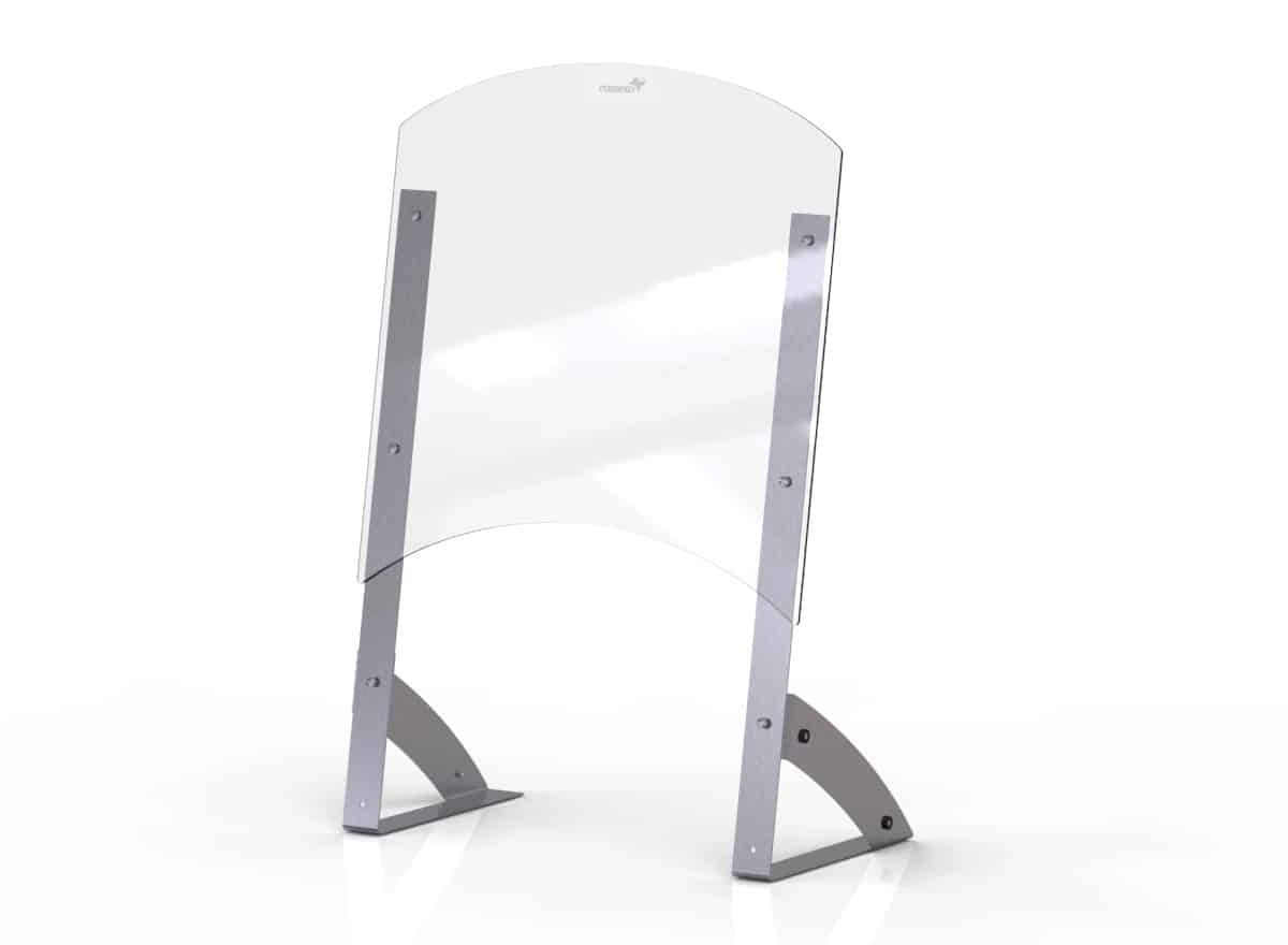 rosseto-ag206-avant-guarde-shield-serve-buffet-spuckschutz-24-zoll-klar image 1