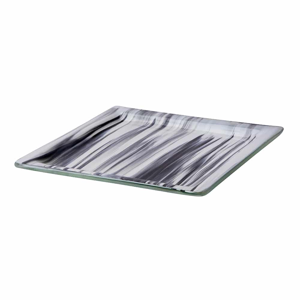 rosseto-aroma-gls060bw-quadratische-platte-mit-rand-schwarz-wei image 2