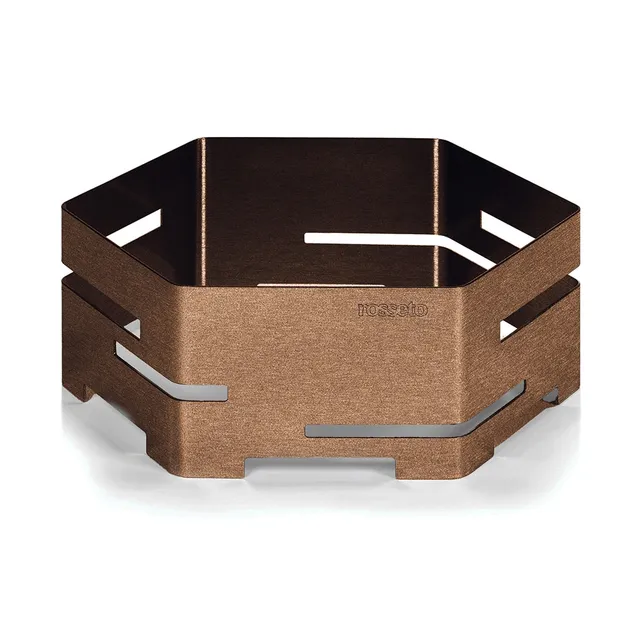 rosseto-honeycomb-sm398-kleiner-riser-bronze-buffetst-nder image 1