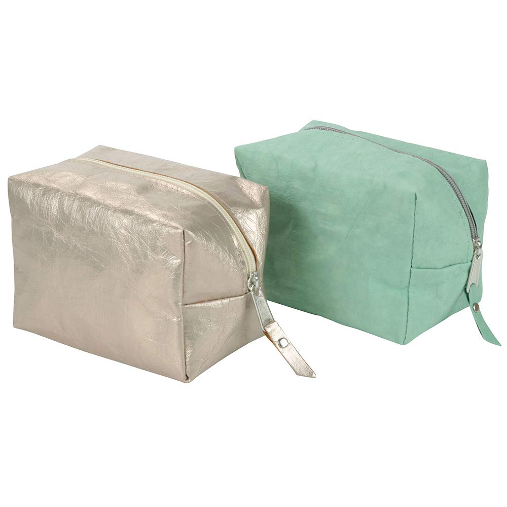 biozoyg-polly-vegane-kosmetiktasche-gr-e-s-aus-waschbarem-papier-minze image 3