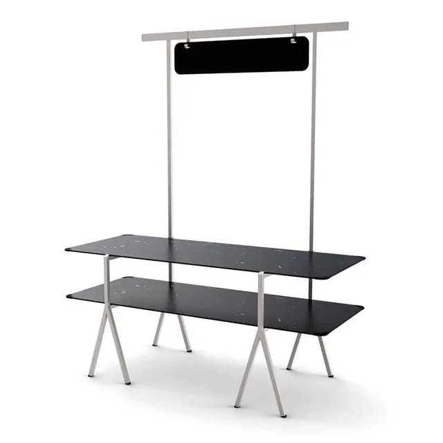 rosseto-modulite-mt-2004bms-2-level-kit-black-marble-buffet-tischsystem image 1