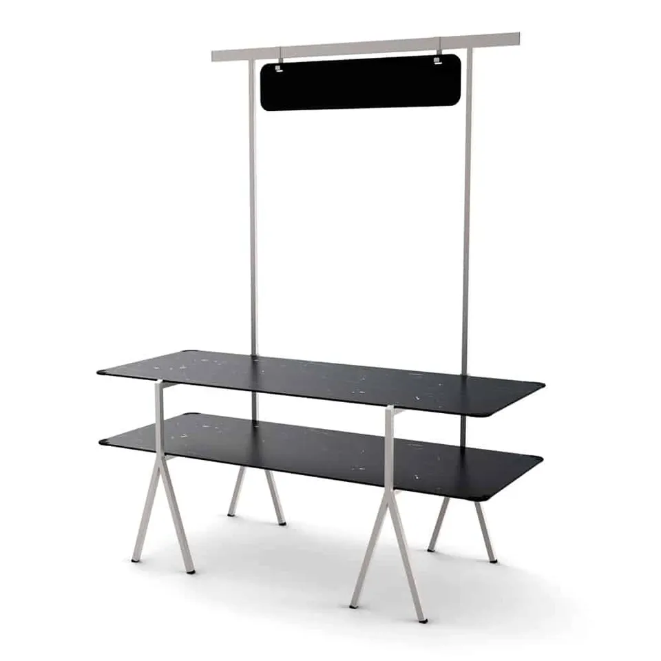 rosseto-modulite-mt-2004bms-2-level-kit-black-marble-buffet-tischsystem image 1