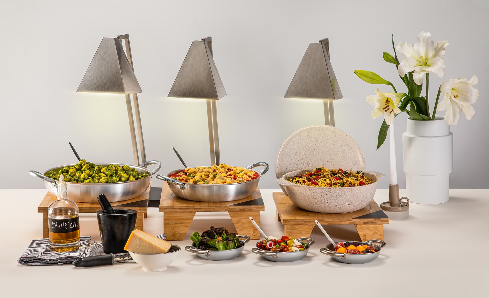 rosseto-cwbs-bambus-topfst-nder-mit-deckelhalter-und-kreidetafel image 2