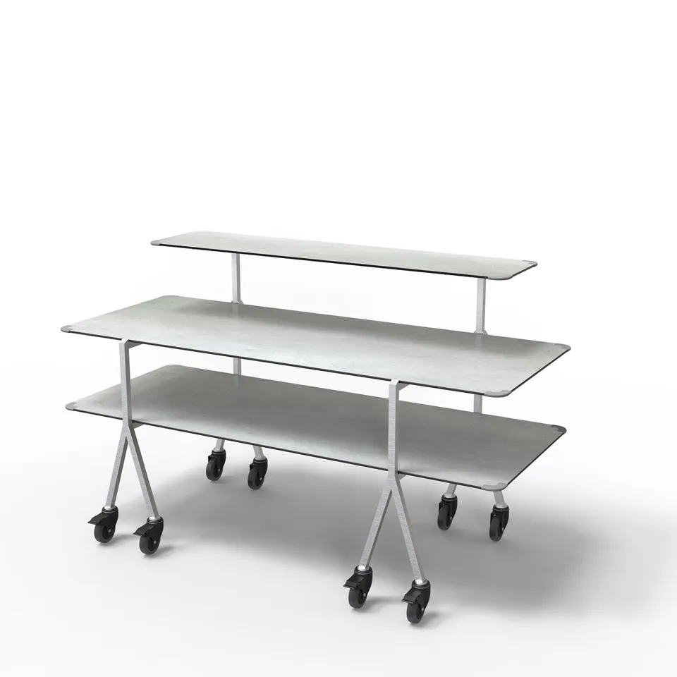 rosseto-modulite-mt-3003cgsw-3-level-kit-concrete-gray-mit-rollen image 1