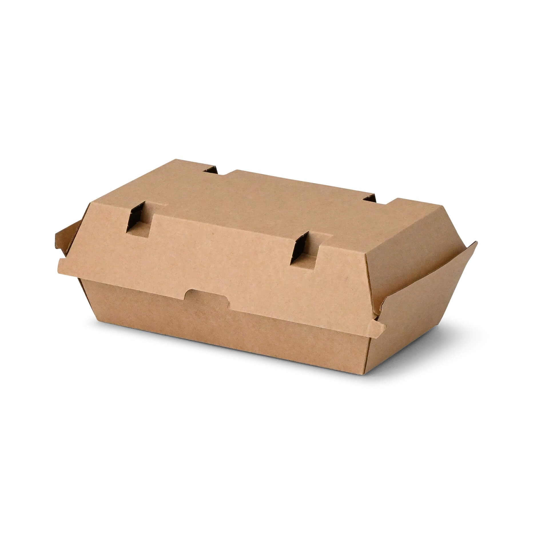 biozoyg-take-away-burger-box-13-x-24-8-x-7-5-cm-braun-wei-200-st-ck image 2