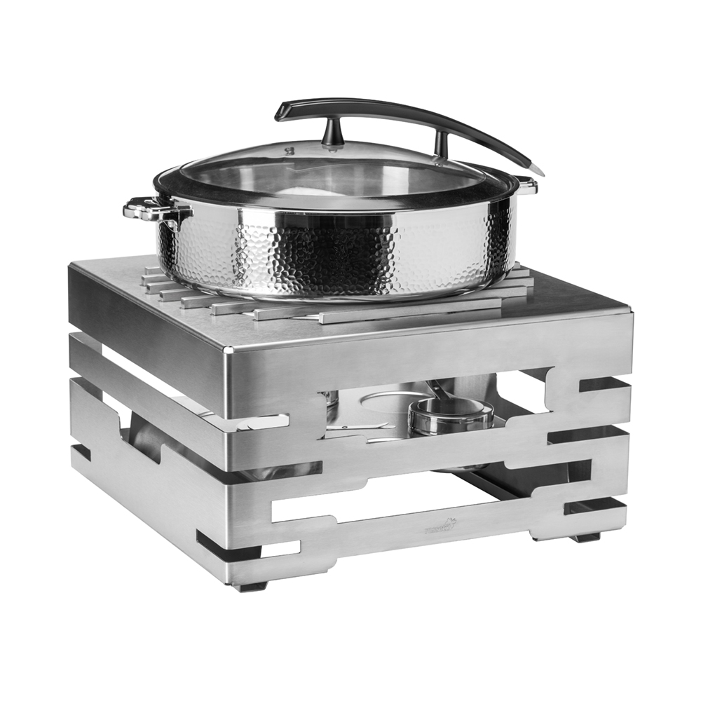 rosseto-rondeau-cw-ncb32c-buffet-server-rund-5-28-qt-hammerschlag-stahl image 3