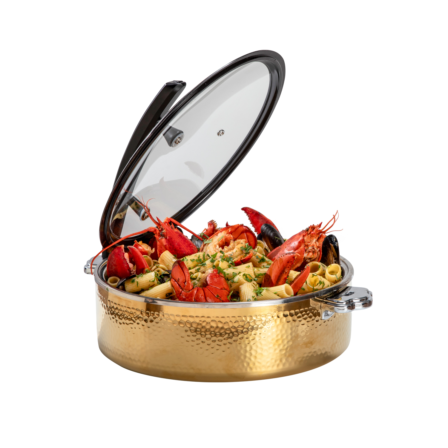 rosseto-rondeau-buffet-server-rund-gold-5-28-qt-cw-ncb32cg image 1