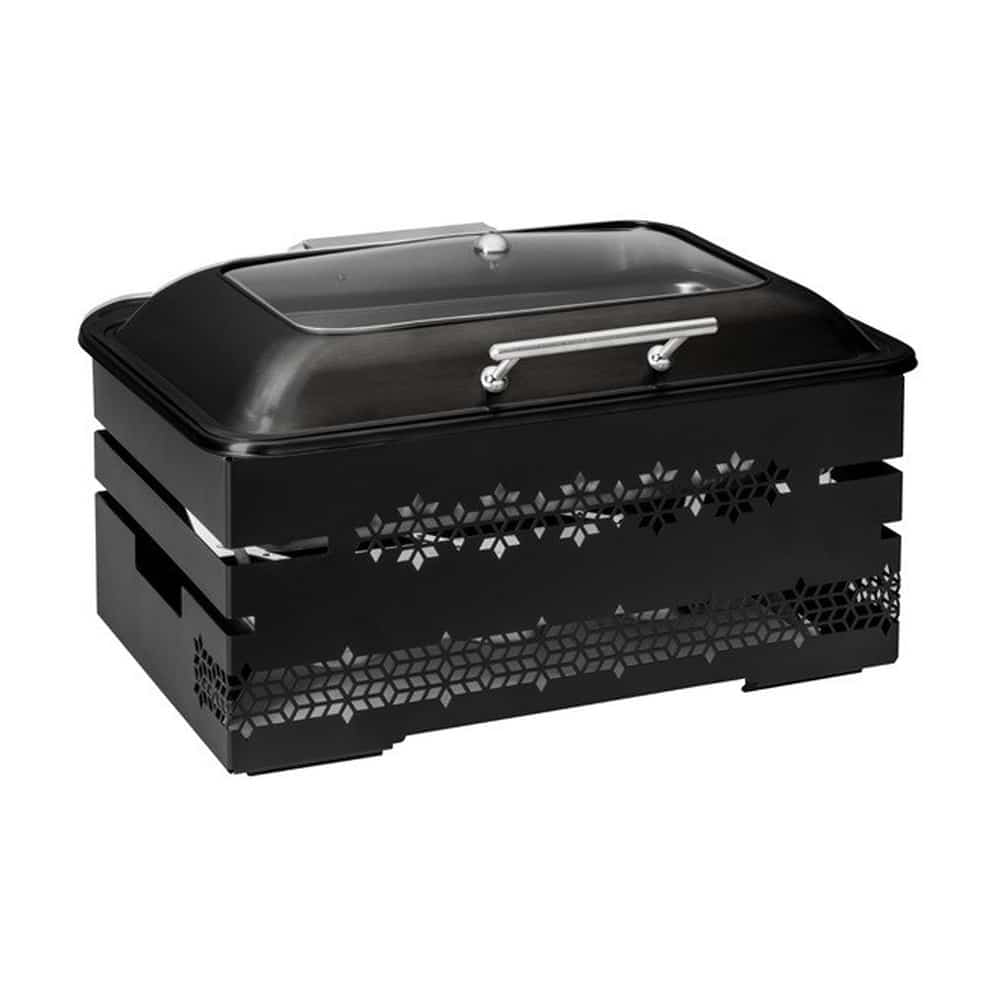 rosseto-mosaic-10-zoll-multi-chef-warmer-soft-close-schwarz-sk084 image 1