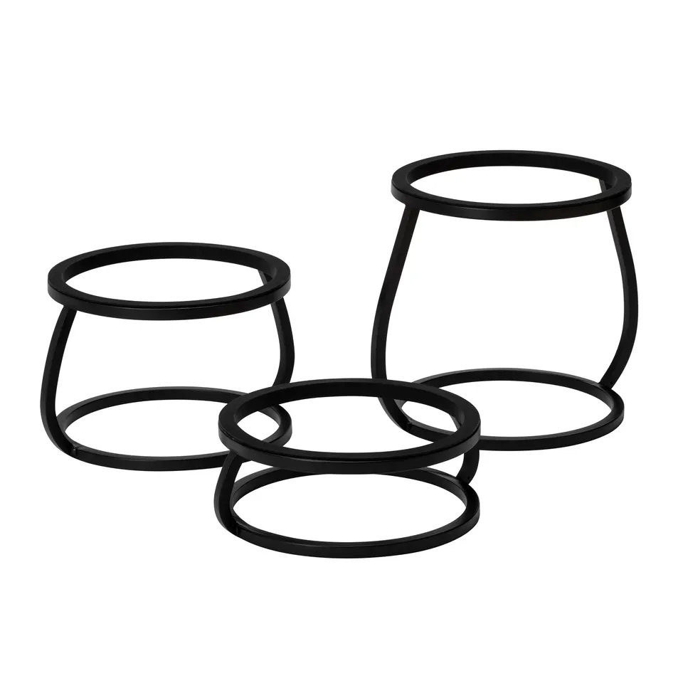 rosseto-rise-up-rur358s-b-display-riser-set-schwarz-3-teilig-8-13-20-cm image 1