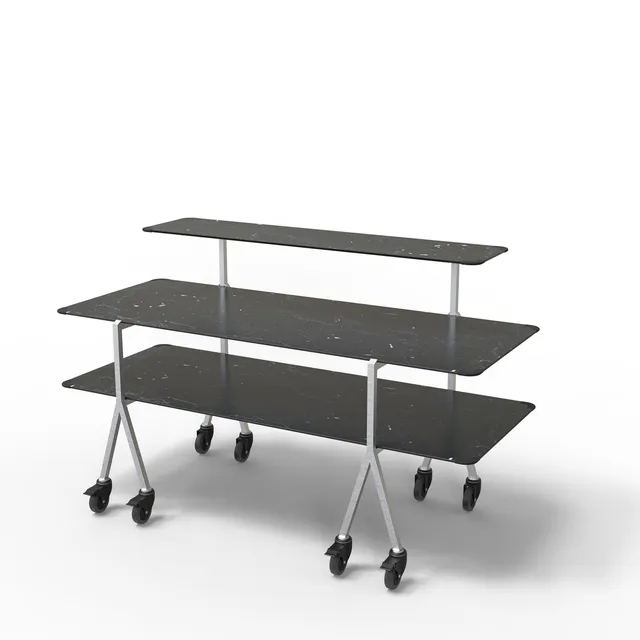 rosseto-modulite-mt-3004bmsw-3-level-kit-black-marble-mit-rollen image 1
