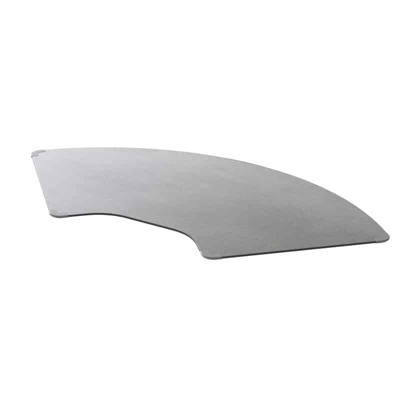 rosseto-modulite-mt-300cg-tischplatte-viertelrund-concrete-gray-hpl image 1