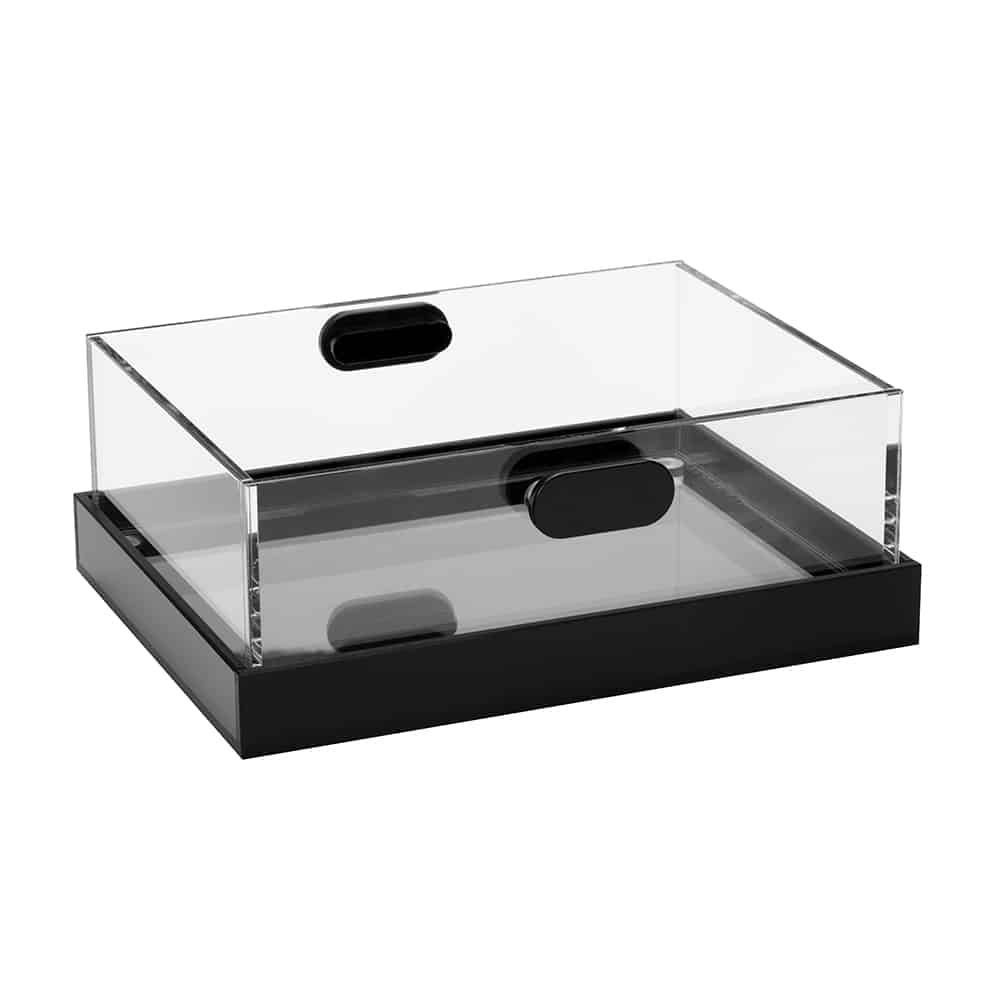 rosseto-ics100-eis-k-hler-mit-tablett-acryl-klar-schwarz image 1