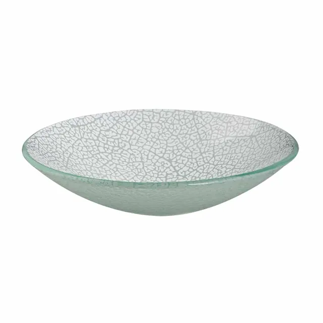 rosseto-kalderon-foglia-gls047w-glasschalen-wei-11-rund-2er-set-handgemacht image 1