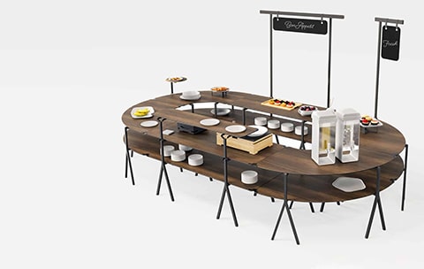 rosseto-grand-buffet-display-riser-buffetst-nder image 1