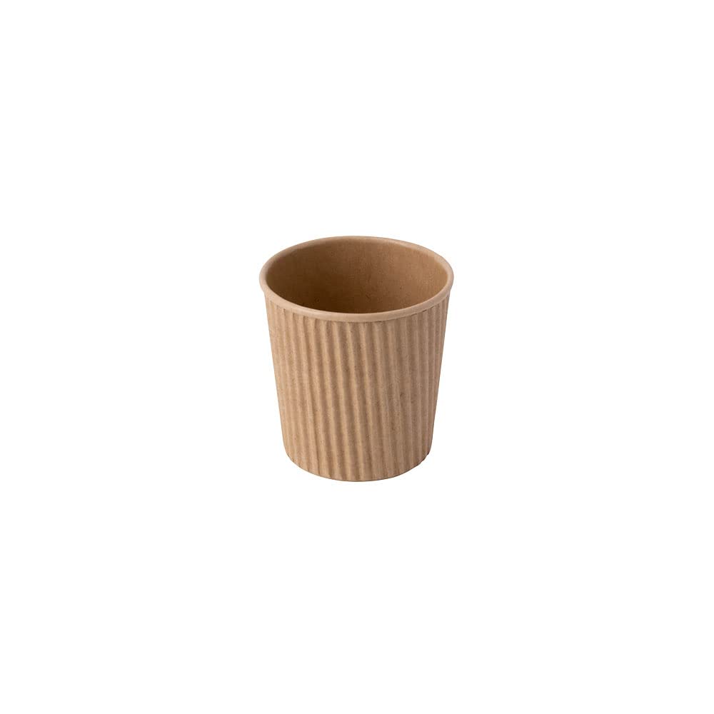 biozoyg-pappbecher-geriffelt-braun-100-ml-62-mm-25-st-ck-plastikfrei image 2