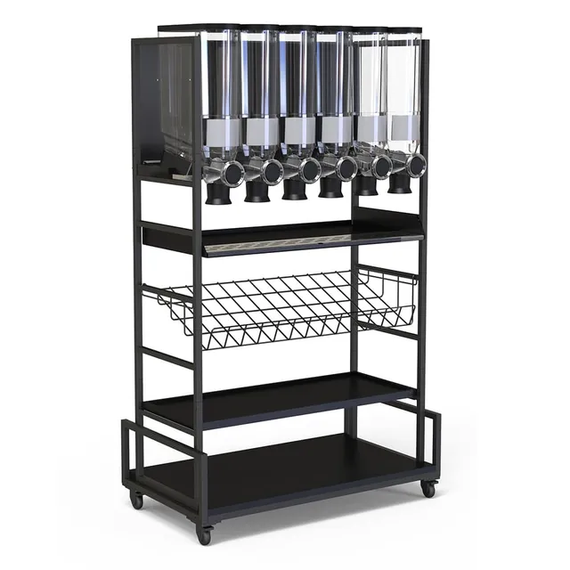 rosseto-modulite-mc-pb62-buffet-cart-mit-6-pro-bulk-beh-ltern-und-zubeh-r image 1