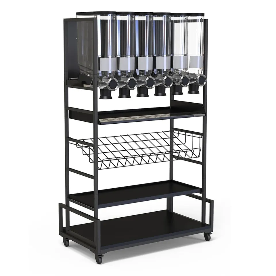 rosseto-modulite-mc-pb62-buffet-cart-mit-6-pro-bulk-beh-ltern-und-zubeh-r image 1