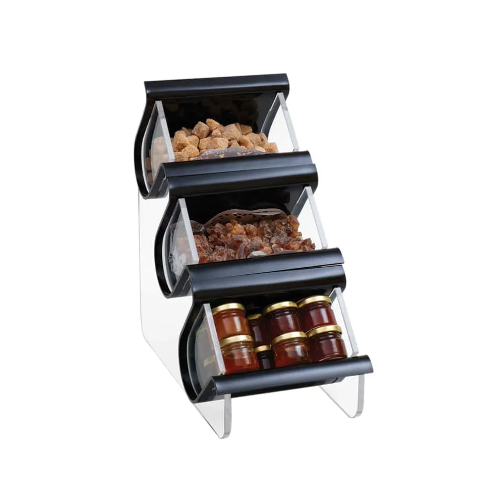 rosseto-ezo715-ez-organizer-single-unit-3-f-cher-schwarz-acryl image 1