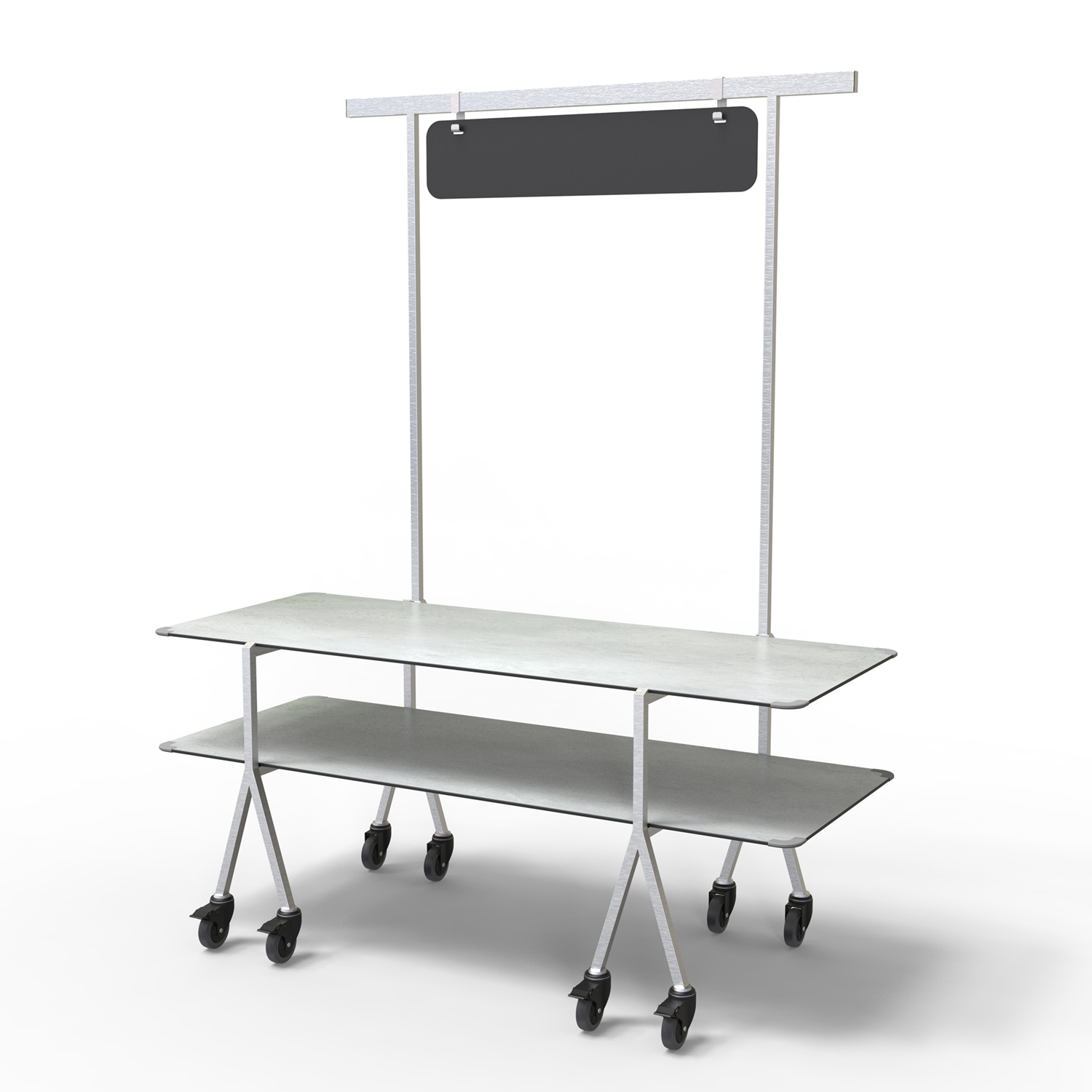 rosseto-modulite-mt-2003cgsw-2-level-buffet-tisch-set-concrete-gray-chalkboard-e image 1