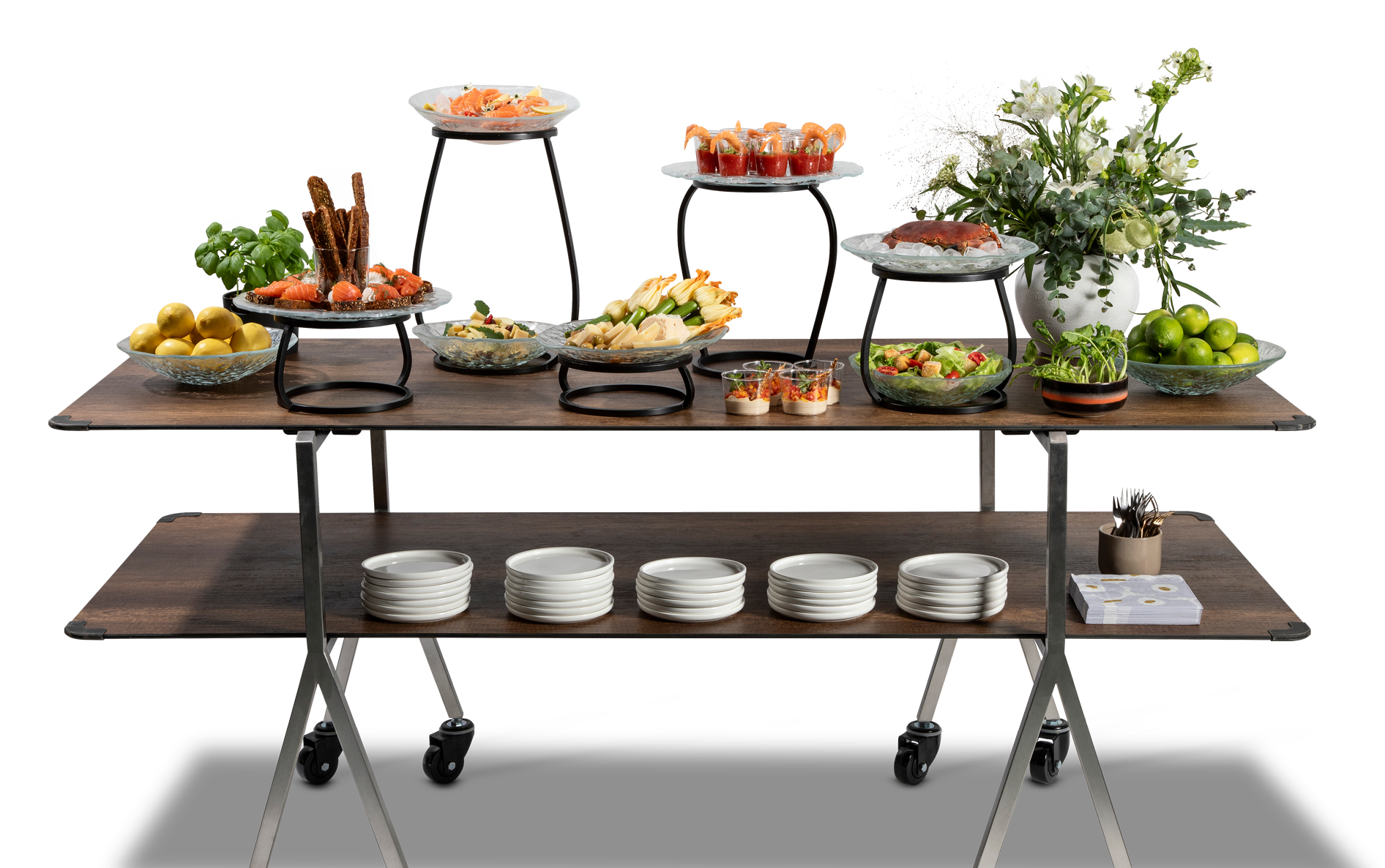 rosseto-rise-up-rur358s-b-display-riser-set-schwarz-3-teilig-8-13-20-cm image 3