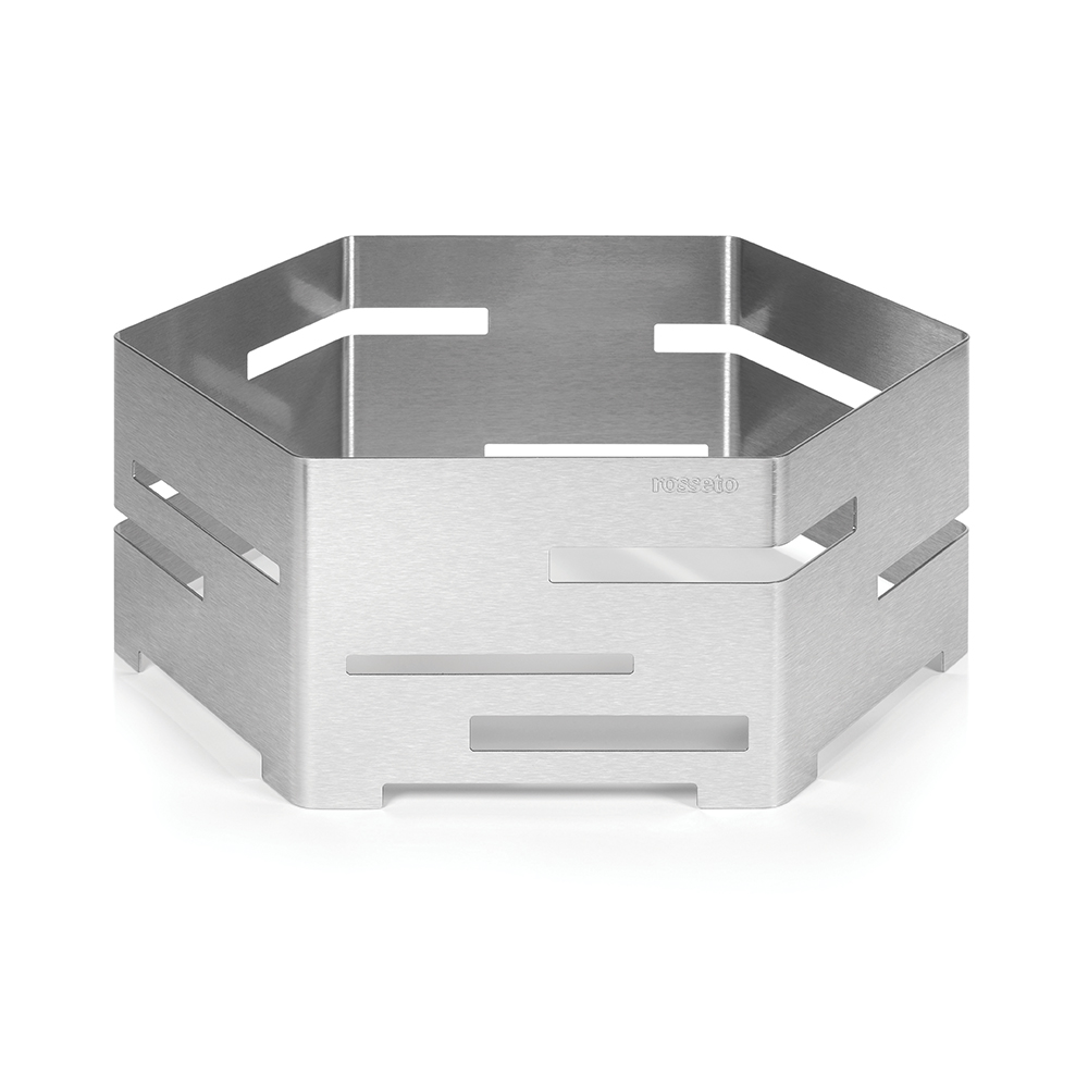 rosseto-18-zoll-hexagon-buffet-riser-sm118-edelstahl image 1