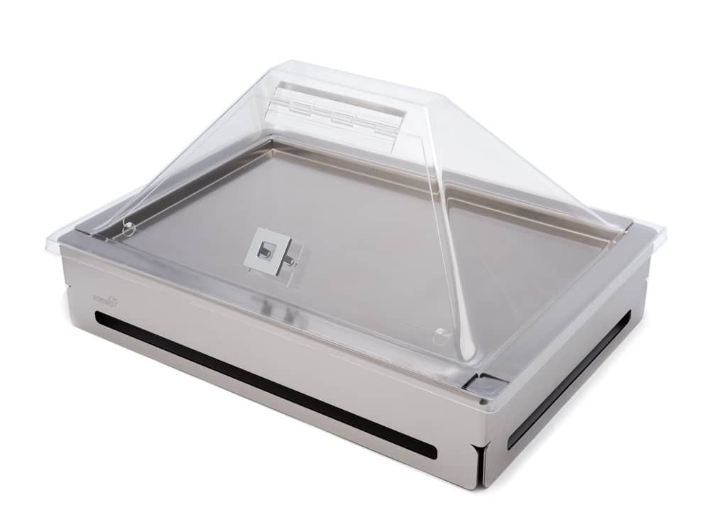 rosseto-sa124-pyramid-abdeckung-xl-klar-mit-klappt-r-f-r-ice-housing image 2
